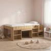 Kids Bed Frame with Storage Space Artisan Oak 90 x 200 cm