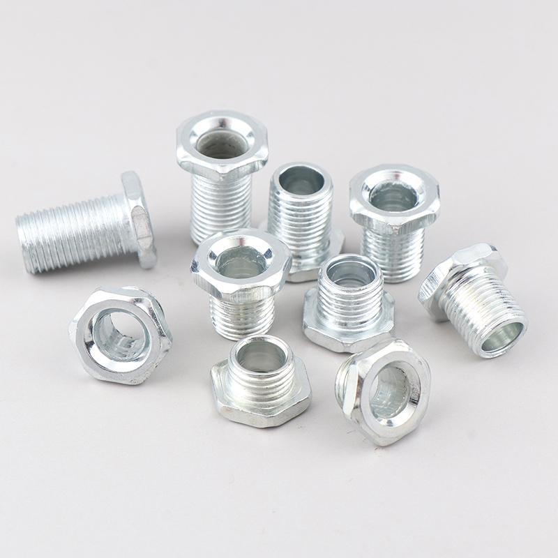 M10 Threaded Tube With Nut For Lamps Hollow Screw Metal Pipe Teeth Whitening Theead Repair Lighting Base Connecting Accessories