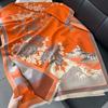 Winter office imitation cashmere blanket warm shawl send mother retro flower air-conditioned room scarf woman