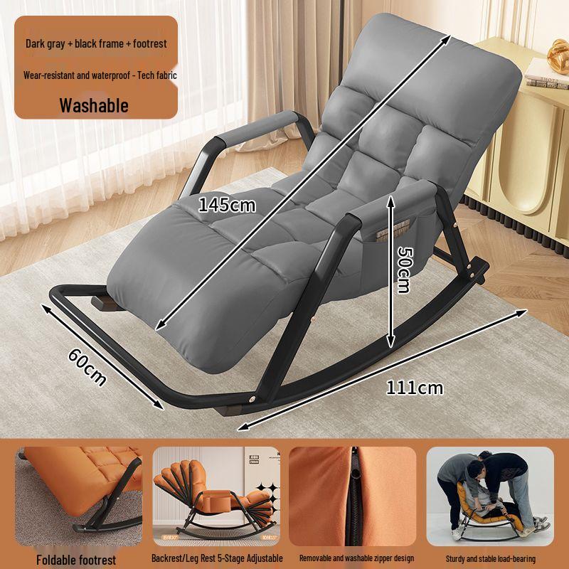 Luxury Adult Recliner: Rocking Chair, Sofa for Living Room & Balcony