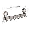 Aluminum Alloy Suction Cup Hooks Space Saving Towel Key Hangers Bathroom Clothes Hooks  Bathroom