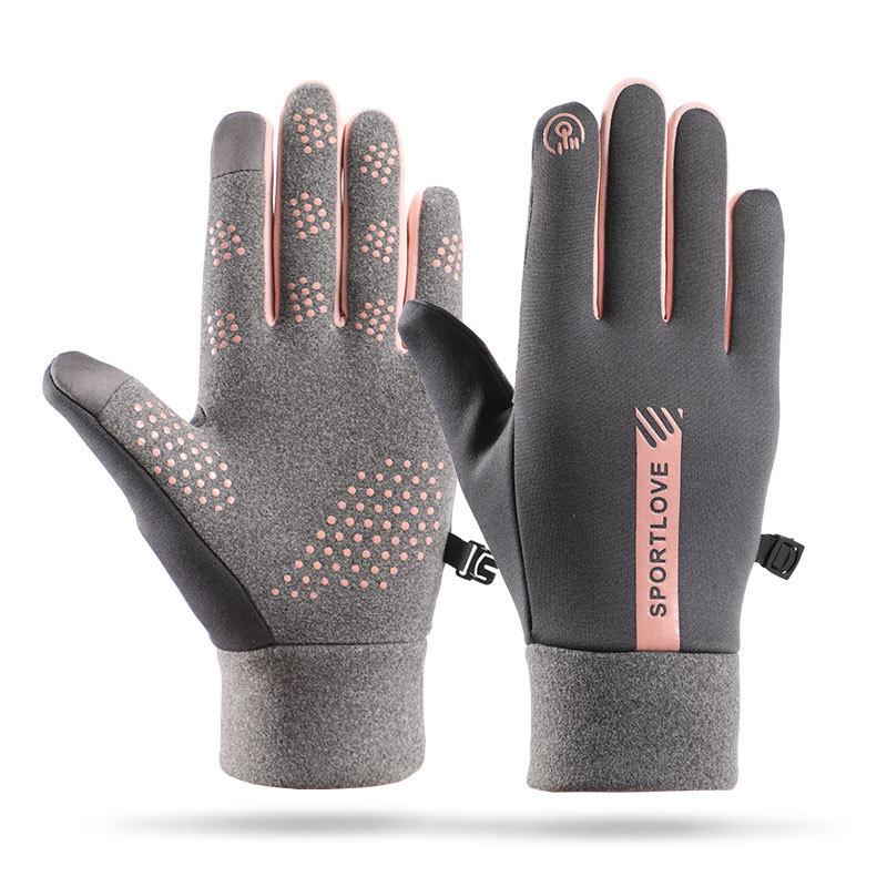 

Зимние теплые перчатки мужские и женские велосипедные ветрозащитные, водонепроницаемые и нескользящие велосипедные флисовые морозостойкие и антифризные перчатки с сенсорным экраном One Size