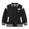 Kids' Autumn/Winter Baseball Jacket - Boys' & Girls' Medium/Large Plus Velvet Spring/Fall/Winter Outerwear