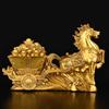 Pure Copper Mala Gold Box Mala Ingot Immediately Rich Horse Car Decoration Office Office