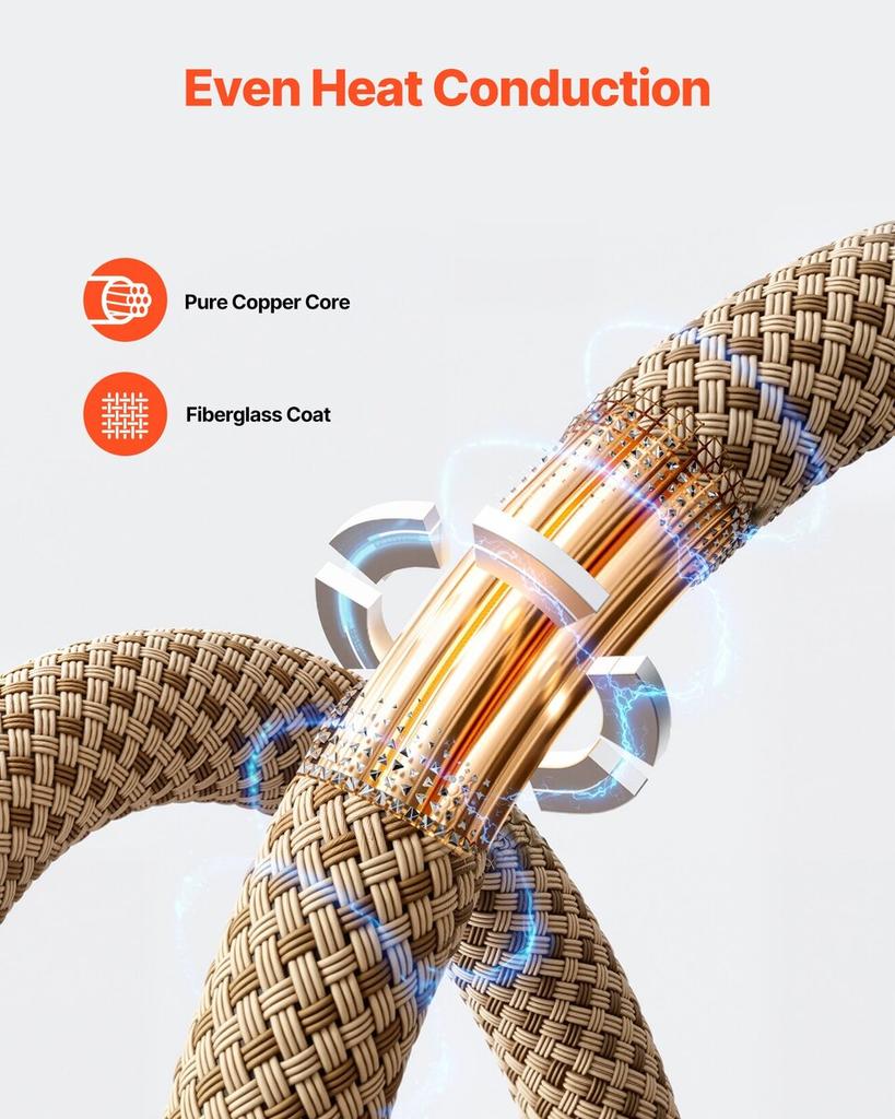 10Pcs Magnetic Induction Heater Coil, Inductor Heat Accessories, Mini Heater Coil Kit with Flexibility and Long Lifespan, for Removing Rusty Bolts and