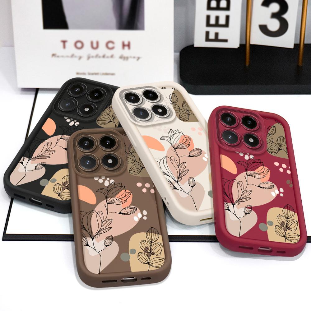 Charming Flowers Phone Case For Xiaomi 15T 14T 13T Pro 17 15 14 13 12 Lite Ultra Pro Max 5G Staircase Soft Cover