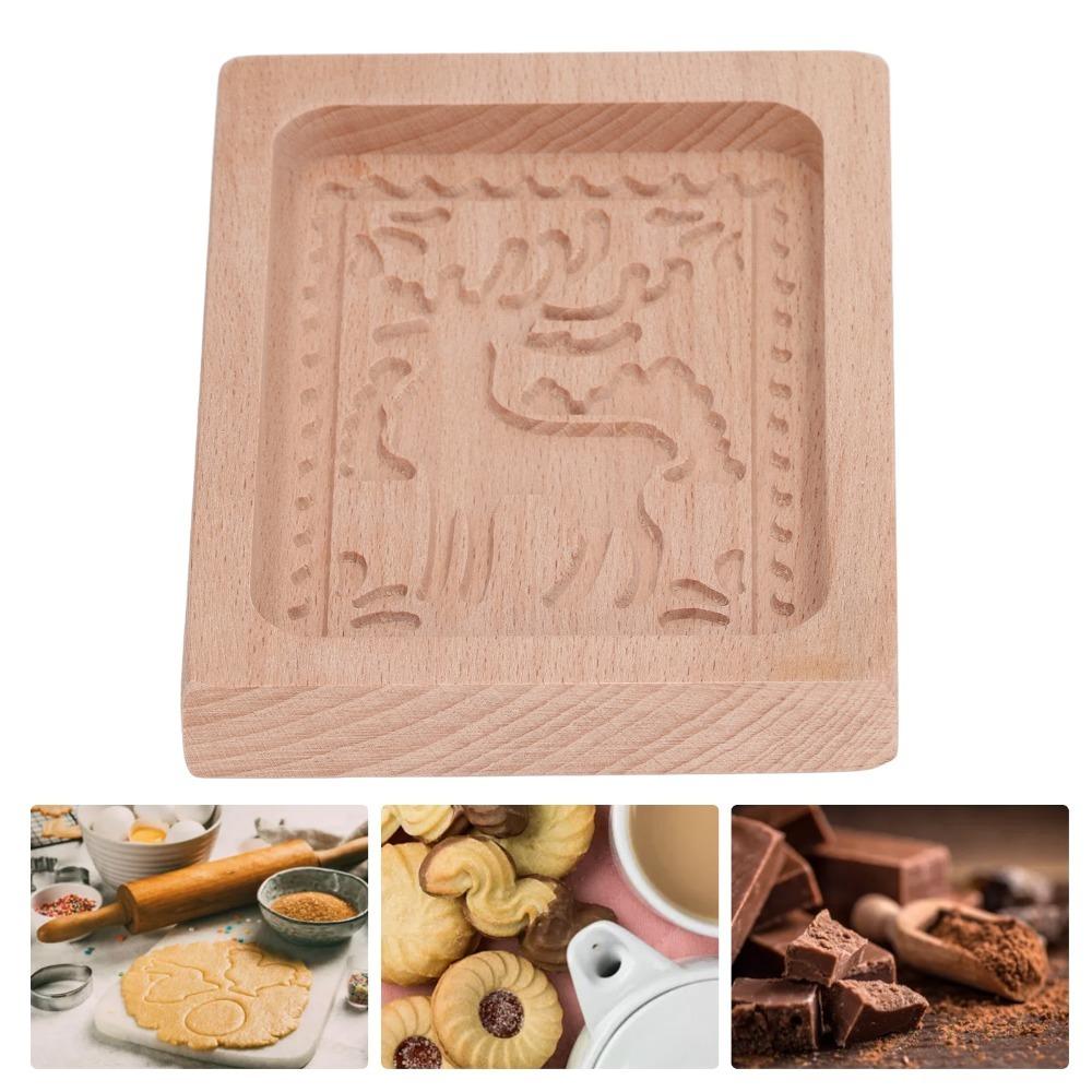 Christmas Tree Reindeer Cookie Cutter Deer Santa Claus Biscuit Mould  Christmas Baking Reindeer