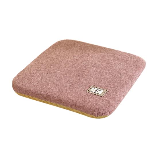 Cuscino Spesso Lavabile per Seduta in Memory Foam, Cuscino per Sedia, Cuscino da Pranzo con Lacci, Fondo Antiscivolo, Copertura per Arredamento Casa, Morbido e Caldo per Ufficio Autunno Inverno Legno