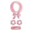 4PCS Overnight Hair Curling Set Fabric Heatlessly Hair Styling Tool For Natural Looks Hair Care Accessory Hair Roller