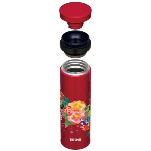 Thermos Water Bottle Made in Japan Vacuum Insulated Mobile Mug 500ml Button JNY-502 BTN