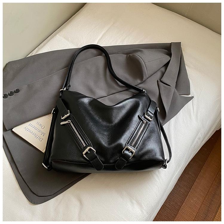 Bolsa Tote Tendência Grande Capacidade Estilo Locomotiva Feminina Outono Nova Aluna Aula Trajeto Dupla Alça Bolsa Mensageiro