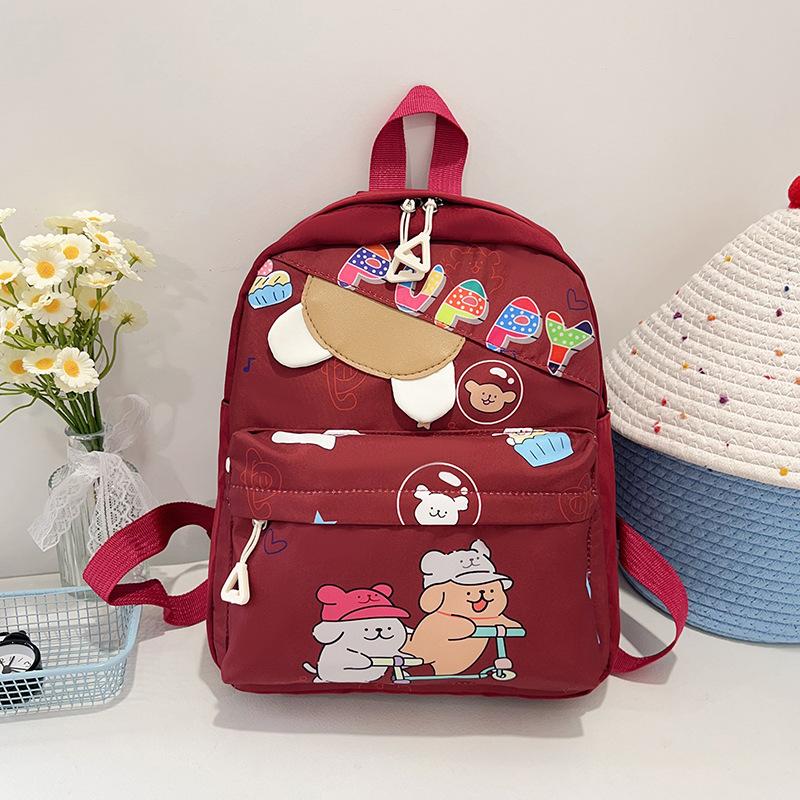 Kindergarten Large-capacity Children's Trend Printing Cartoon Backpack Trendy High-value Cute Travel Lightweight Backpack