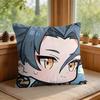 Ji Yan Cute Wuthering Waves Cushion Cover Square Short Plush Pillow Case Living Room Sofa Home Decor Funda X