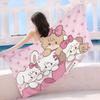 M-Mikko C-Characters Bath Towel Microfiber Soft Water Absorbing Breathable For Girl Kids Decorative Cartoon Beach Towel