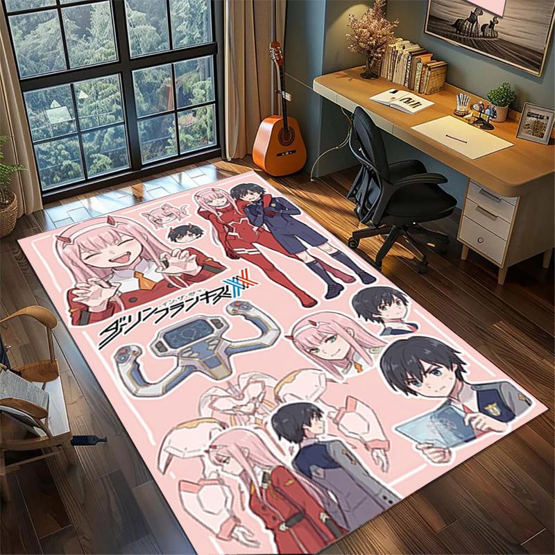 Non Slip Washable DARLING In the FRANXX Carpet Large Area Rug Floor Mat Bedroom Home Decor—kwq12