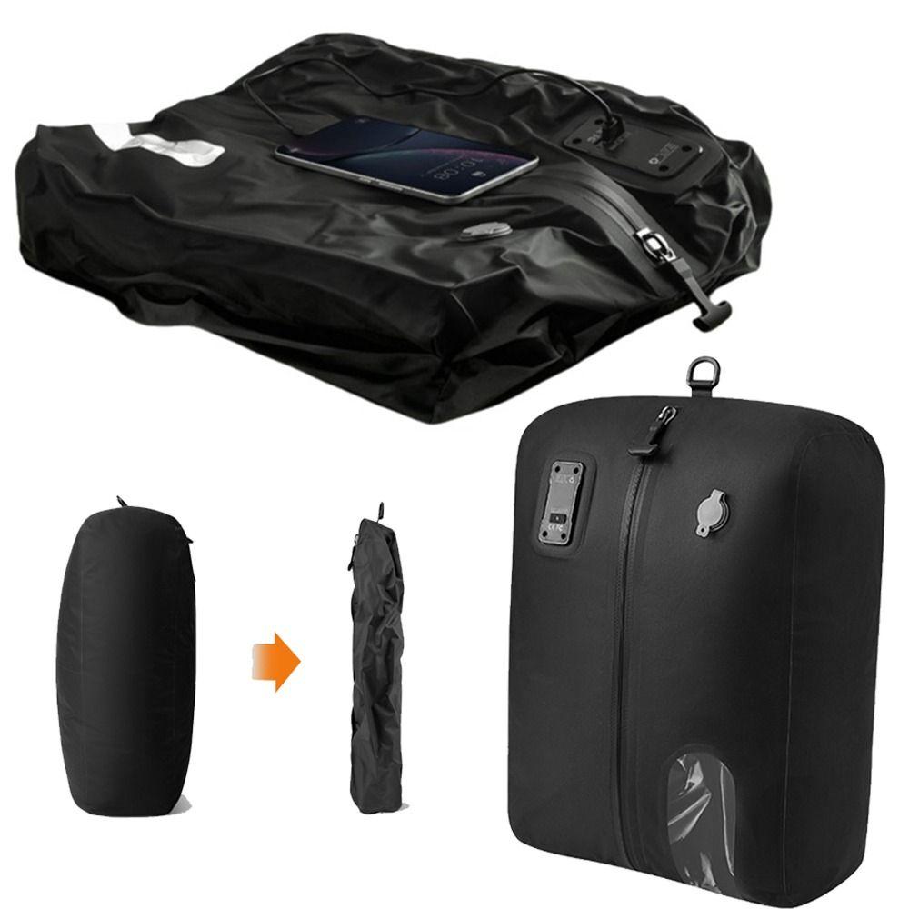 Reusable Vacuum Compression Bag Built-in Pump See-through Window Portable Vacuum Packing Space Saving 16/20/24L