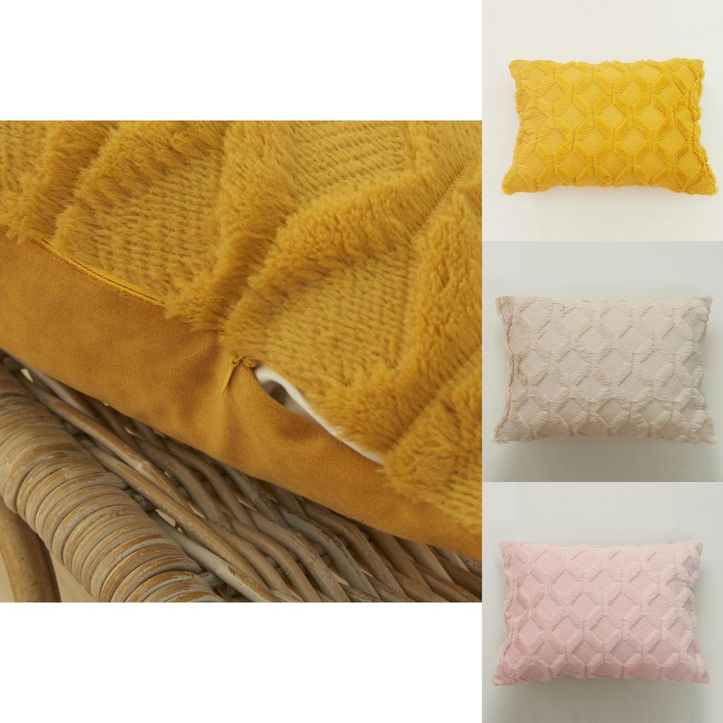 Diamond Plush Pillowcase Soft And Comfortable Cushion Cover For Chic Bed And Sofa Decor