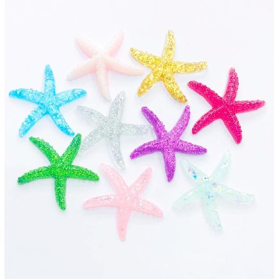 10pcs Ocean Series Charms For Slime Filler DIY Ornament Phone Decoration Mermaid Charms Clay Slime