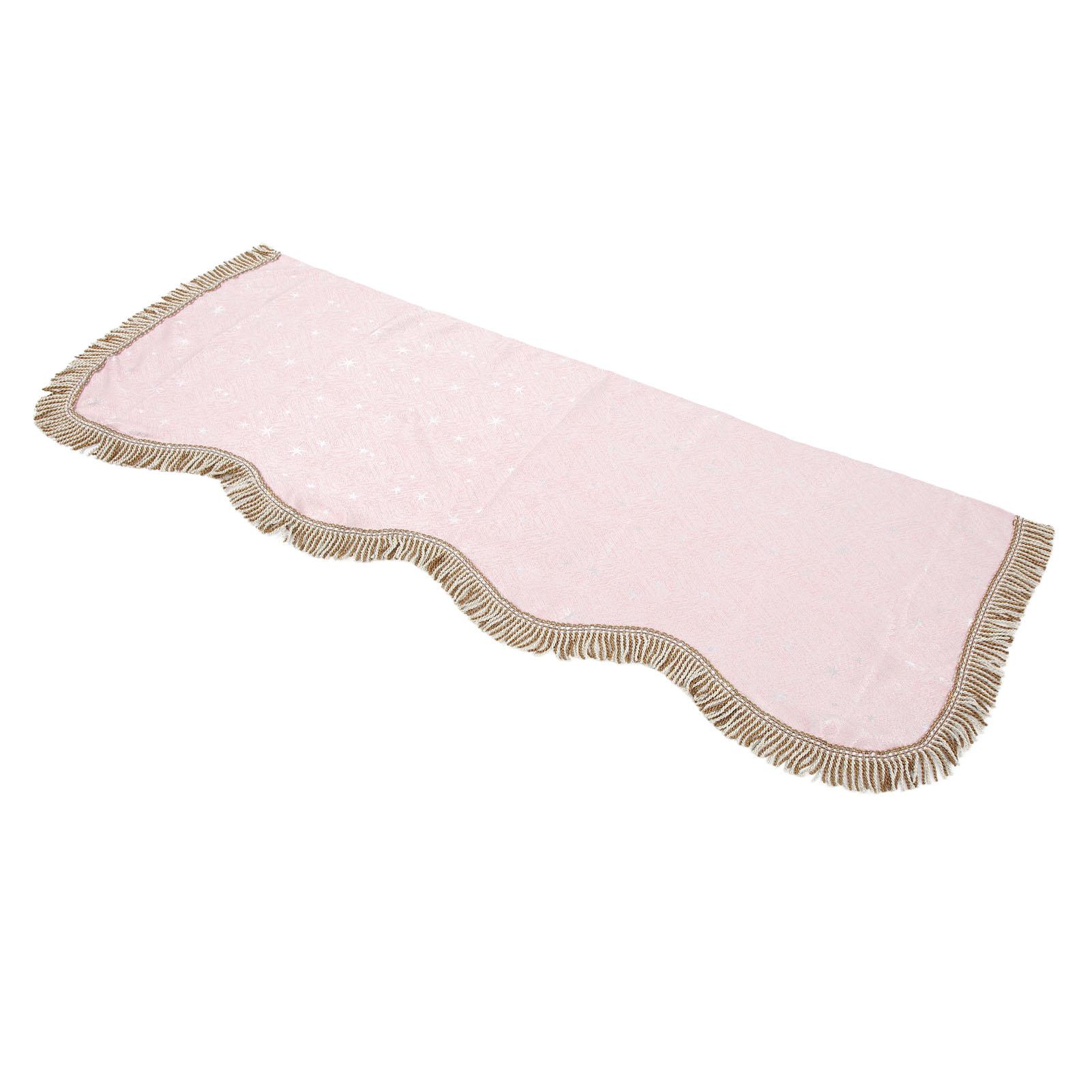 

88-клавишное пианино Пылезащитная ткань Золотой бархат Защитный чехол для клавиатуры с кисточками Розовый