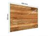 TAGLIERE IN VETRO 40x30 LEGNO