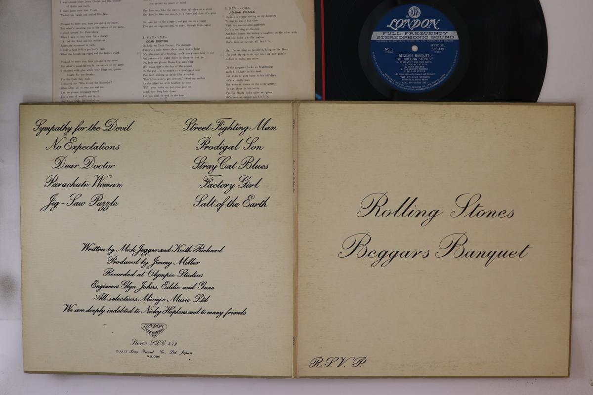 

LP Пластинка ROLLING STONES - Beggars Banquet SLC479 LONDON 1973 Япония Рок Б/У