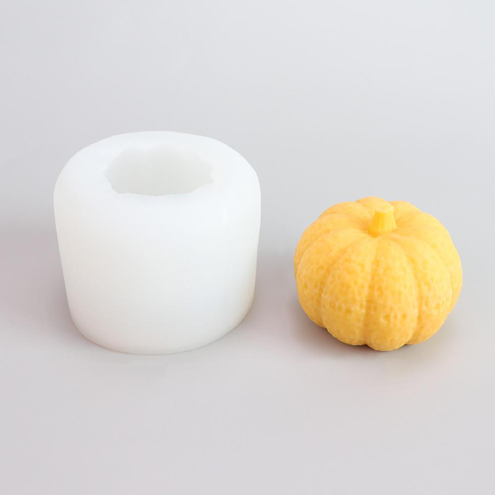 Silikonwelt 3D Kürbis Kerze Silikonform Schokoladenkuchen Backform Harz Epoxid Aromatherapie Gips Handgemachte DIY Form