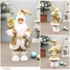 12 Inches Creative Santa Claus Decorations Standing Santa Claus Santa Claus Doll  Party Supplies