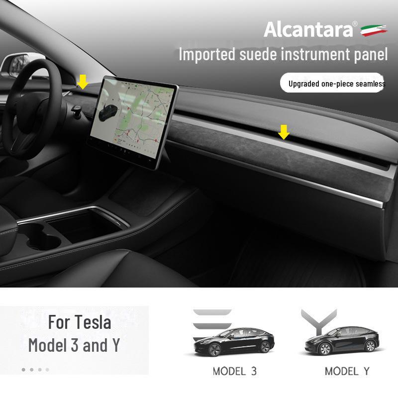 

Обновление приборной панели из замши Alcantara для Tesla Model 3/Y