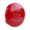 Car One Key Start Button Engine Ignition Switch Cover for BMW E Disk Bottom (Red)