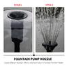 CYCLI-Fountain Pump Nozzle Set Fountain Pump Nozzle Water Spray Heads Pond Submersible Pump Pool S