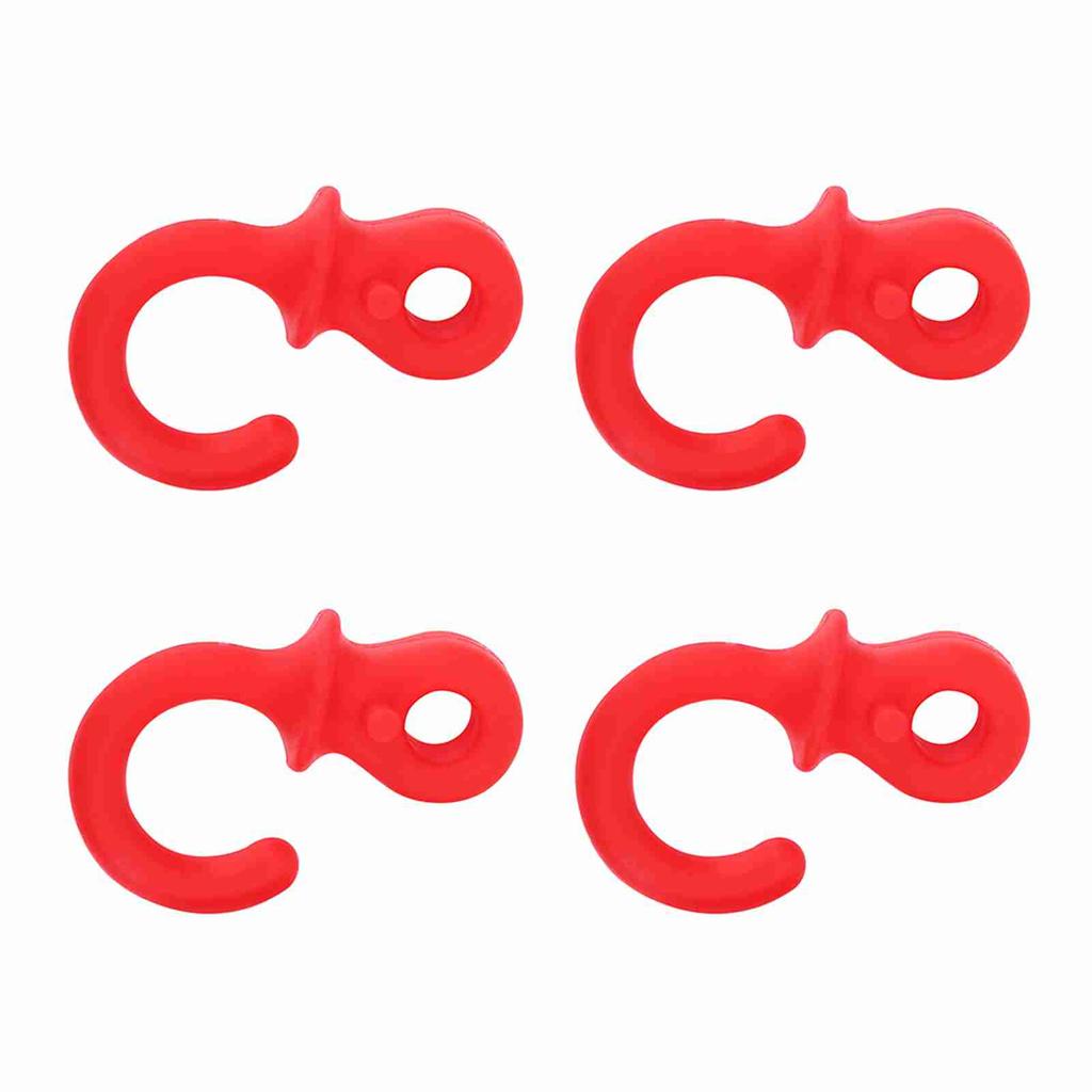 4Pcs   Rubber Compound Bow String Stabilizer Vibration Damper  (Black)