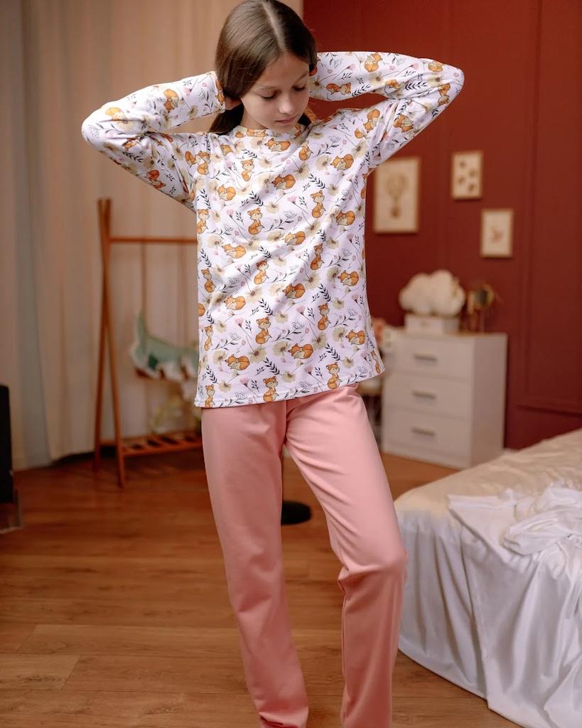Mädchen Winter Pyjama Set – Warmer gebürsteter Strick & Entspannte Passform, Winter, 6076-024-2 HC