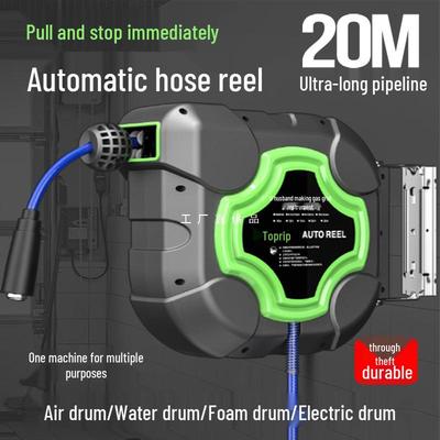 Automatic Retractable Air Hose Reel for Car Repair and Detailing