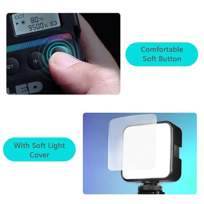 YONGNUO YN60RGB LED Mini Pocket Video Light Luce fotografica RGB portatile con bicolore