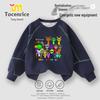 Sprunki Boys' Trendy Hoodie & Sweatpants Set - New Music Rhythm Design