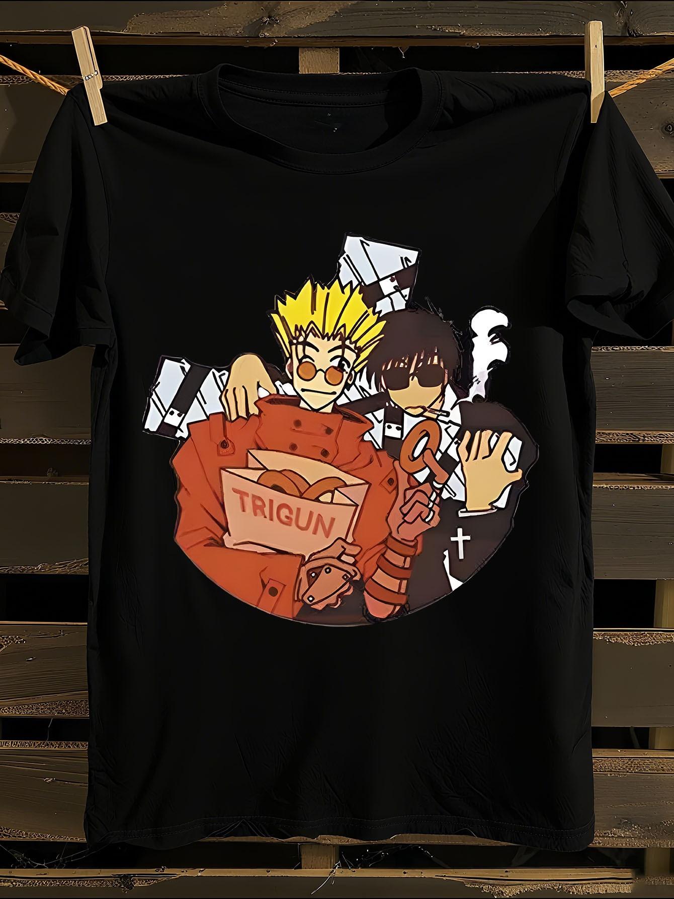 Trigun Stampede Anime Tshirt Anime Graphic Tshirt L