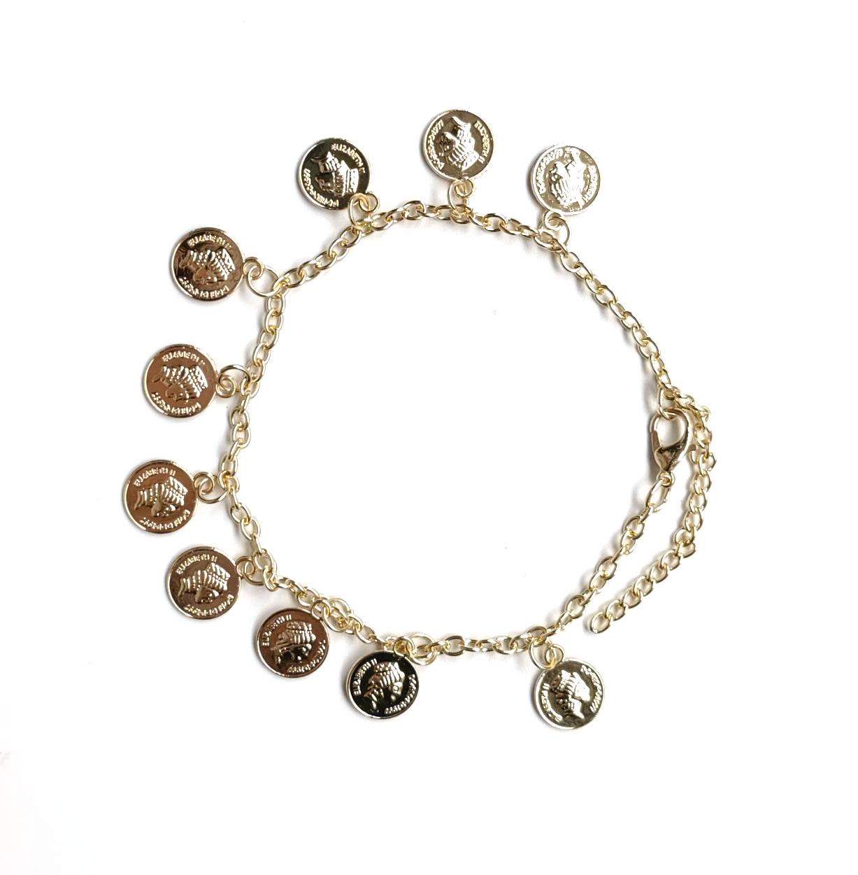 Rhinestone Circle Anklet: Women s Beach Jewelry Accessory