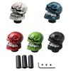 Car Skull Shape Head Manual Gearbox Shift Knob Manual Gear r Stick Shifter Lever Knob Big Teeth Ghost Skull Gear Shift Knob