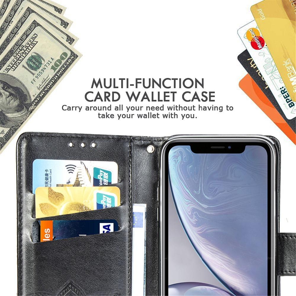 Butterfly Leather Case For Xiaomi RedMi Note 13 12 11 10 9 8 Pro Plus 5G 4G 12S 11S 10S 9S 7 10T 10C 12C 13C Flip Case Cover