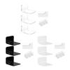 Acrylic Wall Shelves Display Ledges Plant Wall Rack Multi Use Wall Mounted Floating Shelf for Collectibles Plants Living Room