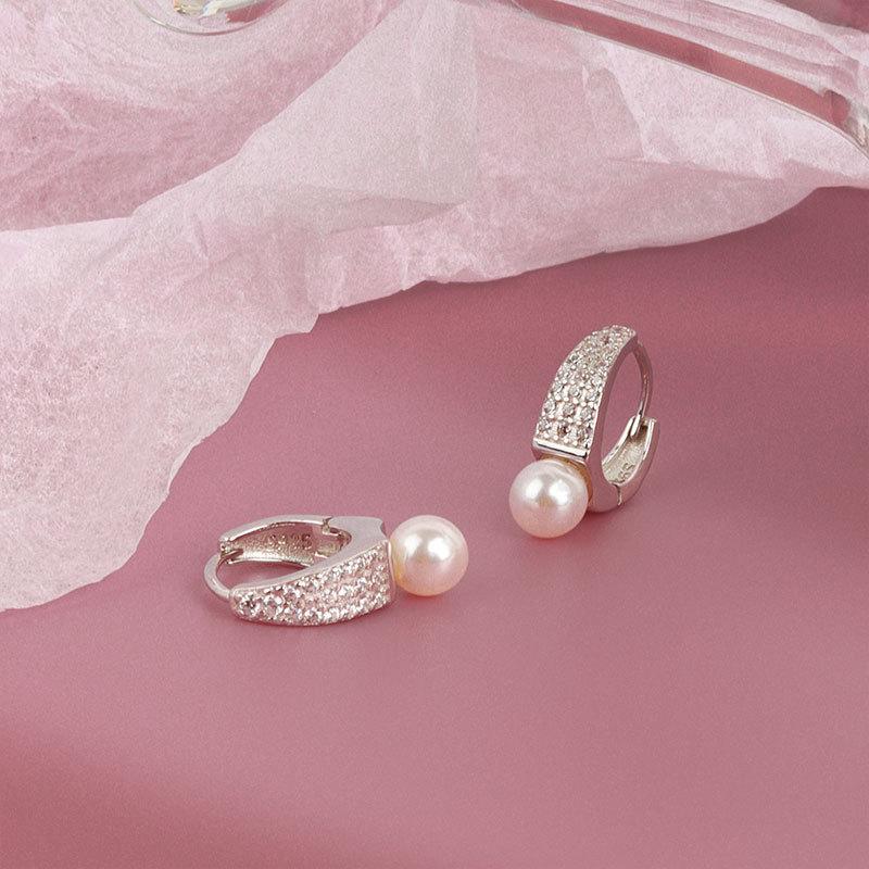 925 Sterling Silver Heart Hoop Earrings Stud Earrings Silver Women Star Butterfly Earrings for Women Jewelry Gift E357