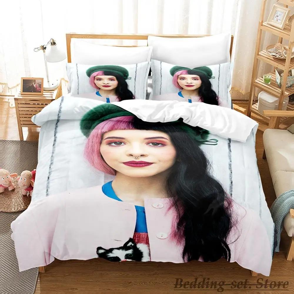 Sexy Singer Melanie Martinez Bedding Collection Single Twin Full Queen King Size Bed Collection Aldult Kid Bedroom Duvetcover Collections