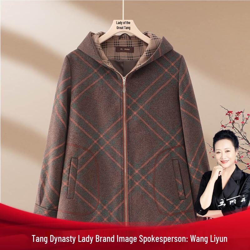 

Elderly Women s Casual Hooded Jacket 4XL