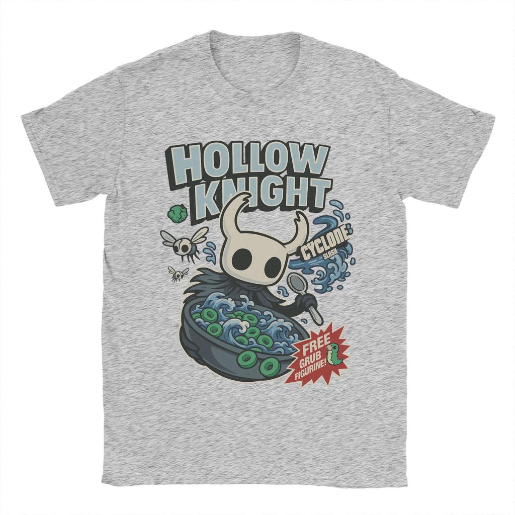 Men's T-Shirts Hollow Knight Cereal Funny Pure Cotton Tee Shirt Short Sleeve T Shirt O Neck Clothing New Arrival
