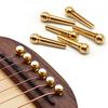 6 Stück Gitarrensaiten Nagel Metall Akustikgitarre Stegstifte Messing Gitarrensaiten Feste Kegel Saitenstifte Saitensattel Nägel