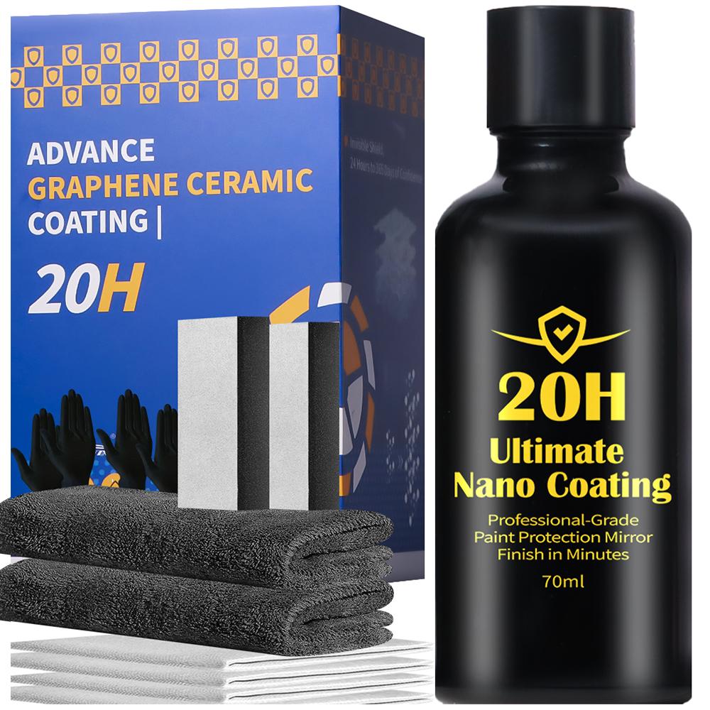 

Графеновое керамическое покрытие 20H с самовосстановлением и технологией УФ-трека Профессионалы по уходу за автомобилями 10+ лет защиты