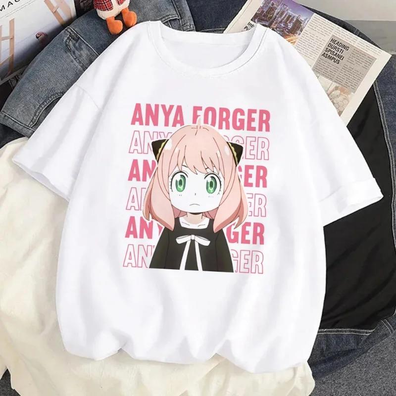 Loid Forger Yor Forger Anya Forger T-shirt Cartoon Manga Anime Harajuku Graphic Kawaii T-shirt For Men's Women's Shirt