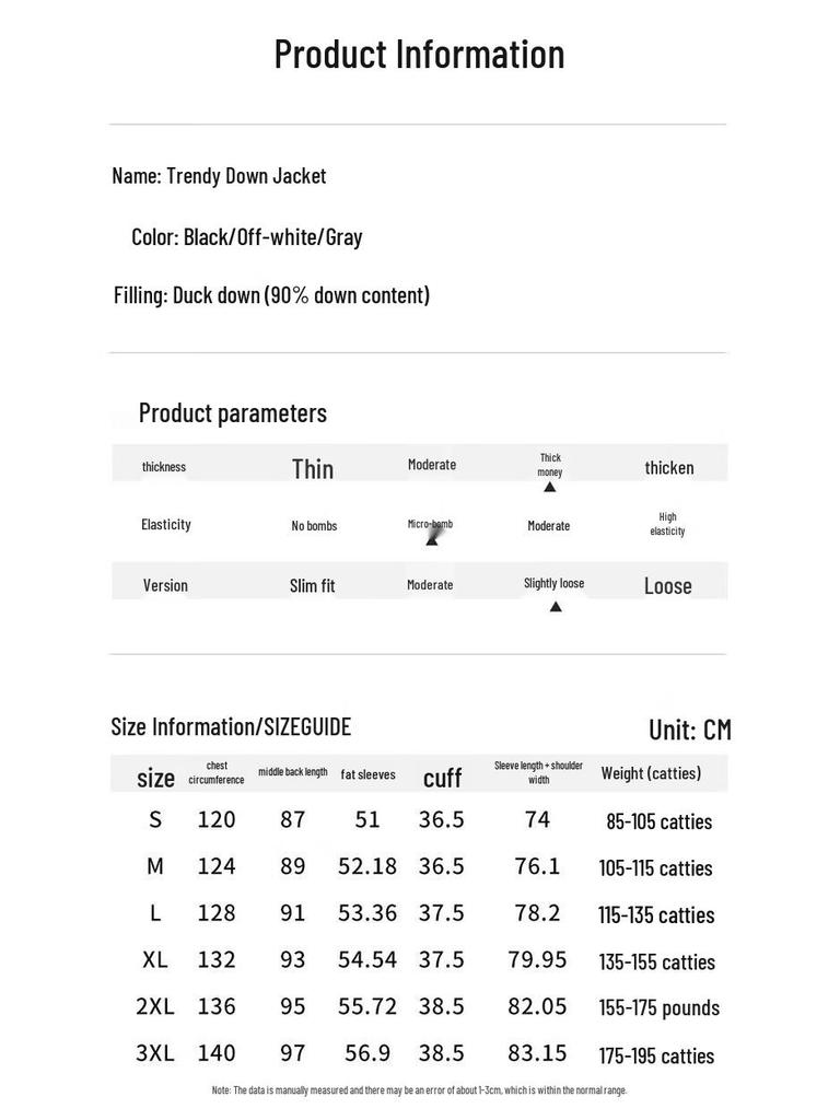 Wassup Sohot Men's Winter 90% Duck Down Hooded Mid-Length Jacket