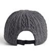 Trendy Knitted Baseball Cap For Men And Women  Autumn/Winter Fashion Peaked Hat, Versatile And Warm