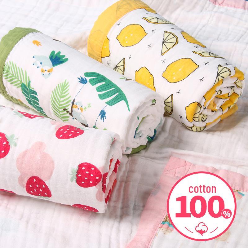 Class A Newborn Bath Towel - Pure Cotton, 6-Layer Gauze, Quick-Dry, Highly Absorbent